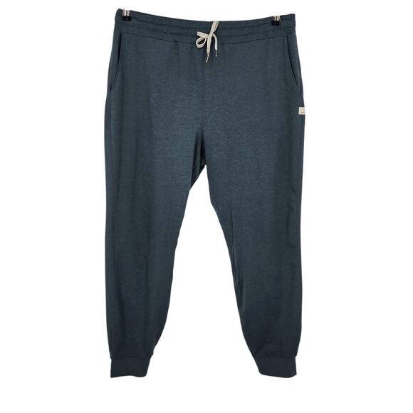 Vuori Jogger Pants Drawstring Pockets Blue-Green Activewear Size XL - Picture 1 of 2